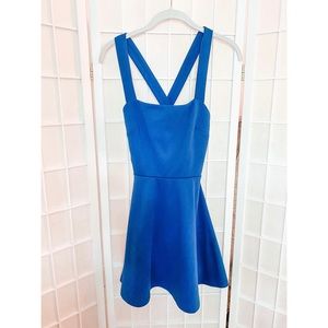 Forever 21 Skater Dress Royal Blue